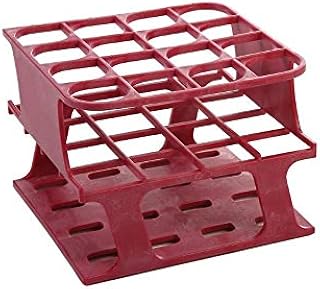 Tube Rack - Half Size, 25mm 16 Place (Red) (pk of 8)