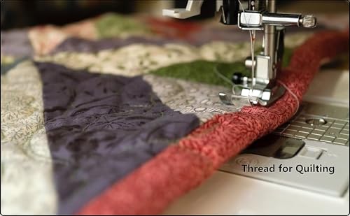 Simthread Sewing Thread Quilting Yarn Affordable All-Purpose Thread 2 Golden Brown - 400 Yards/Spool, Polyester 100% - Image 4