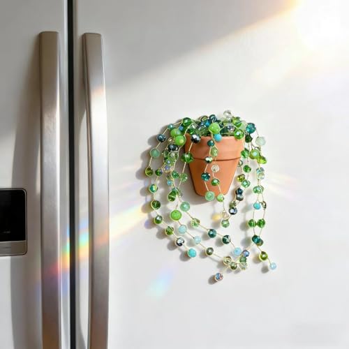 2 Piezas Imanes Decorativos de Cristal para Refrigerador miniatura 3