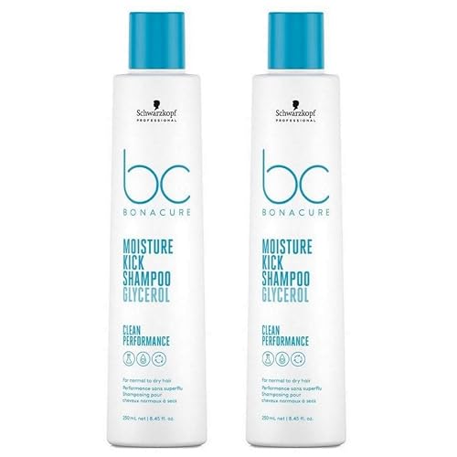 Schwarzkopf 2x Bonacure Moisture Kick Shampoo 250 ml = 500 ml