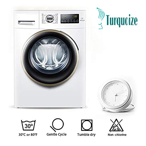 Turquoize Blackout French Door Curtains Tricia Window Door Curtains Thermal Insulated Door Curtain Panel 26W X 68L Privacy Door Shade Tricia Curtain For Door Window Curtains - 2 Panel, White #TOP5