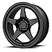 MOTEGI MR137 Satin Black Wheel Chromium (hexavalent compounds) (18 x 8.5 inches /5 x 72 mm, 45 mm Offset)