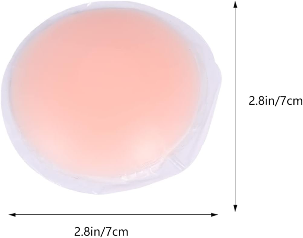 12pcs Women Silicone Nipple Covers Non Adhesive Fashion for Reusable Breast Pasties Box Pink image 2