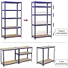 Pack Of 2 STORALEX® Garage Shelving Racking Units - 45cm Deep Version - UK's Bestselling Garage Storage