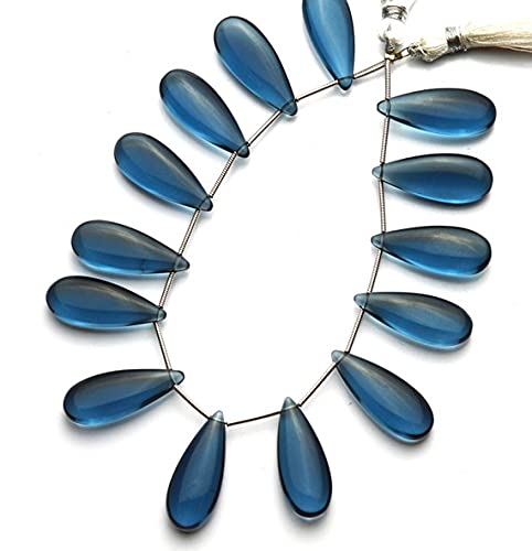 Perles en quartz bleu de Londres pour créer vos bijoux d'été élégants