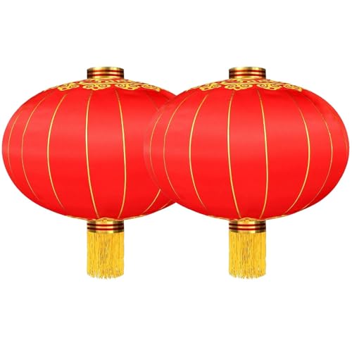 Ymxygz Faroles De Año Nuevo Chino, 2 Faroles Rojos para Decoración De Fiestas, Bodas, Festivales Y Restaurantes del Festival De Primavera Chino.