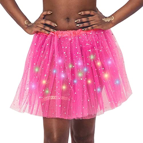 Robe princesse avec LED et tulle en maille scintillante