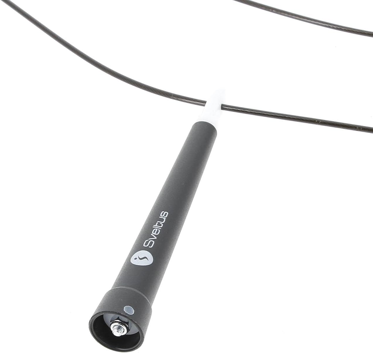 Sveltus Speed Unisex Adult Skipping Rope, Black, Approx. 300 cm