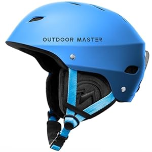 OutdoorMaster Kelvin Unisex Skihelm - Schneesporthelm für Skifahren/Snowboard mit Belüftungssystem, Schneehelm für Herren, Damen & Jugend