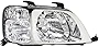For Honda CR-V Headlight Assembly 1997 98 99 00 2001 Passenger Side Lens and Housing Only DOT Certified HO2503112 | 33101-S10-A01