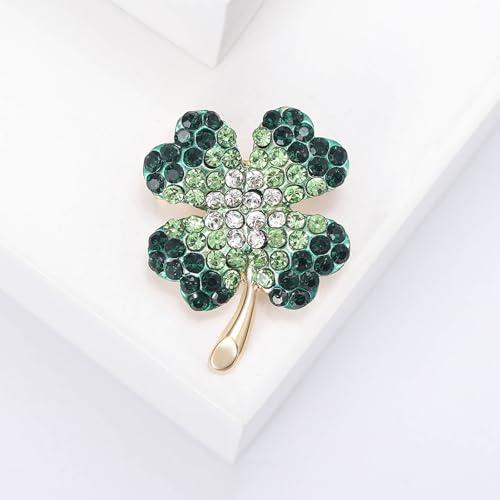Image of Rhinestone Flower Brooches for Women Enamel Floral Brooch Lapel Pins for Mom Wife Elegant Dress Accessories Mother's Day Jewelry Gifts