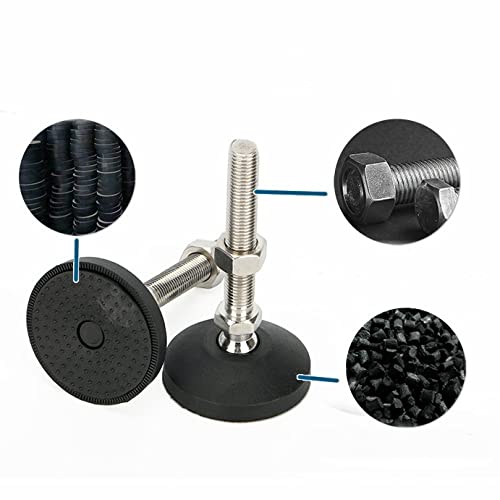 Patas roscadas regulables con base de 5 cm para nivelar muebles con total estabilidad 6