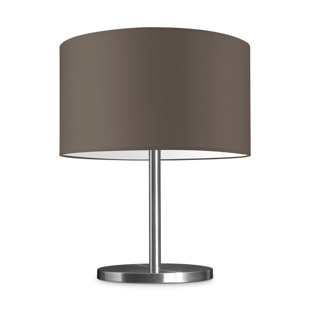 Home Sweet Home Pied De Lampe De Table Moderne Mauro Pour Abat-jour | Luminaire | 24/24/36cm | Acier Brossé | Pied De Lampe De Table | Métal | E27 | Pour Abat-jour