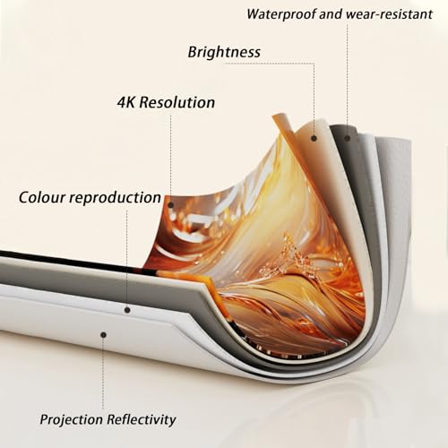 Pantalla de Proyector Manual 40" 4:3 Plegable miniatura 6