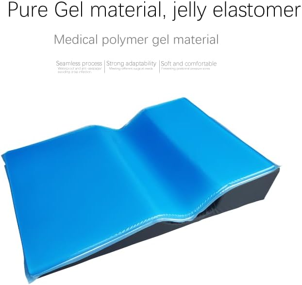 Medical Positioning Cushion, Lateral Surgery Support Pad with Gel, 28x20x6 inches, Blue