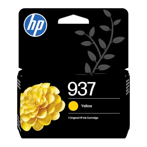 HP 937 Jaune, Cartouche Encre Originale