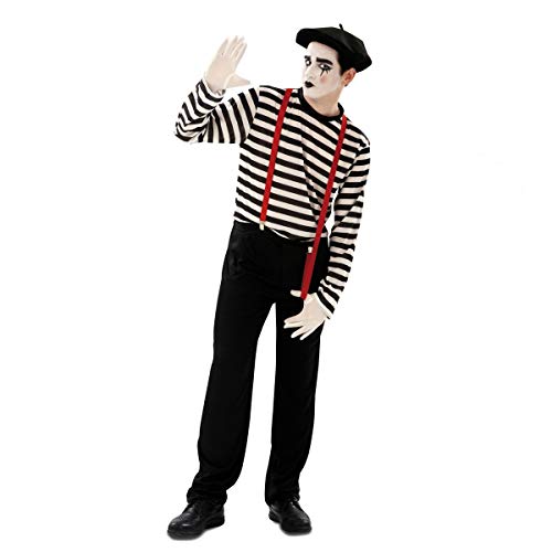 My Other Me Me-200565 Mimos Disfraz de mimo hombre, M-L (Viving Costumes 200565)