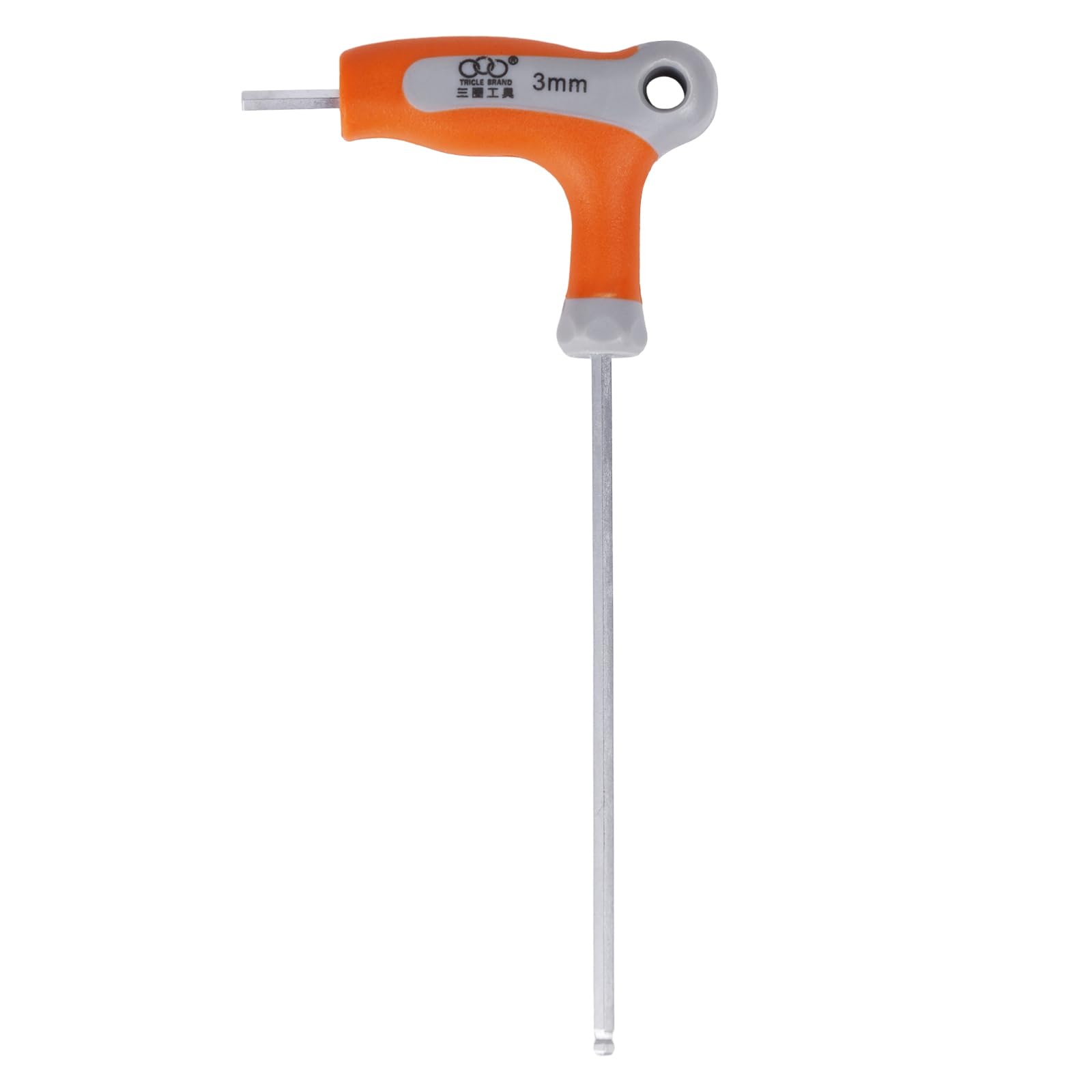 Larcele Llave Allen deLlave métrica hexagonal Llave en T con extremo de bola CR-V 2-10mm NLJBS-01 (2+2.5+3+4+5+6+8+10mm)