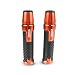 Produktbild MASHUAI rutschfeste 7/8" 22mm Boutique Lenkergriffe, Für Honda VT600C VT 600C VT600 C 1998-2007 Motorrad Thruster Griffe Lenkerenden Griffgummi (Farbe : Orange)