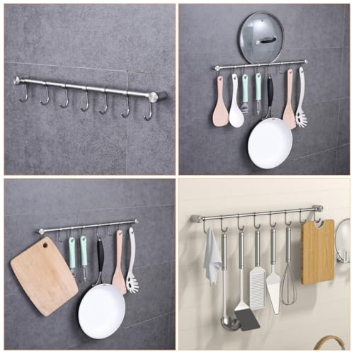 Perchero de pared de acero inoxidable fácil de usar sin óxido 4