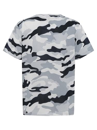 Kids Boys Athletic T-Shirts Basketball Running Quick Dry Shirt Casual Camouflage T-Shirts4