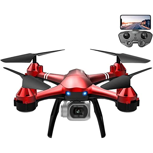 WYMYY Dron 4K UHD con Movimiento de Dedo, Control de detección de Gravedad, Control de Velocidad, cuadricóptero GPS con transmisión FPV de 5 GHz, Retorno automático fácil a casa, sígueme