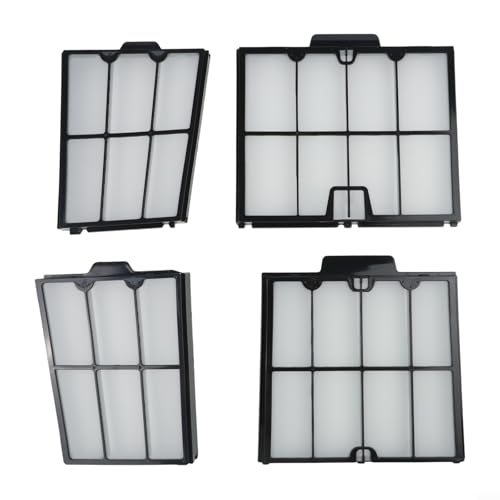 MoSundi Lot de 4 filtres plissés résistants pour robots Dolphin - 4 panneaux lavables - Convient pour Active 20/30/M600/S300/Triton PS - Design anti-encrassement
