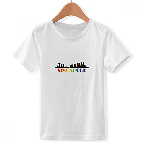T-Shirt Garçon Extra Large Confortable Citation L'adversité Multicolore