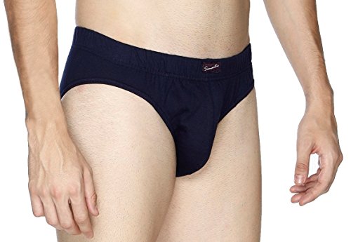 Image of Semantic Men's Solid Cotton Brief Underwear - Pack of 3