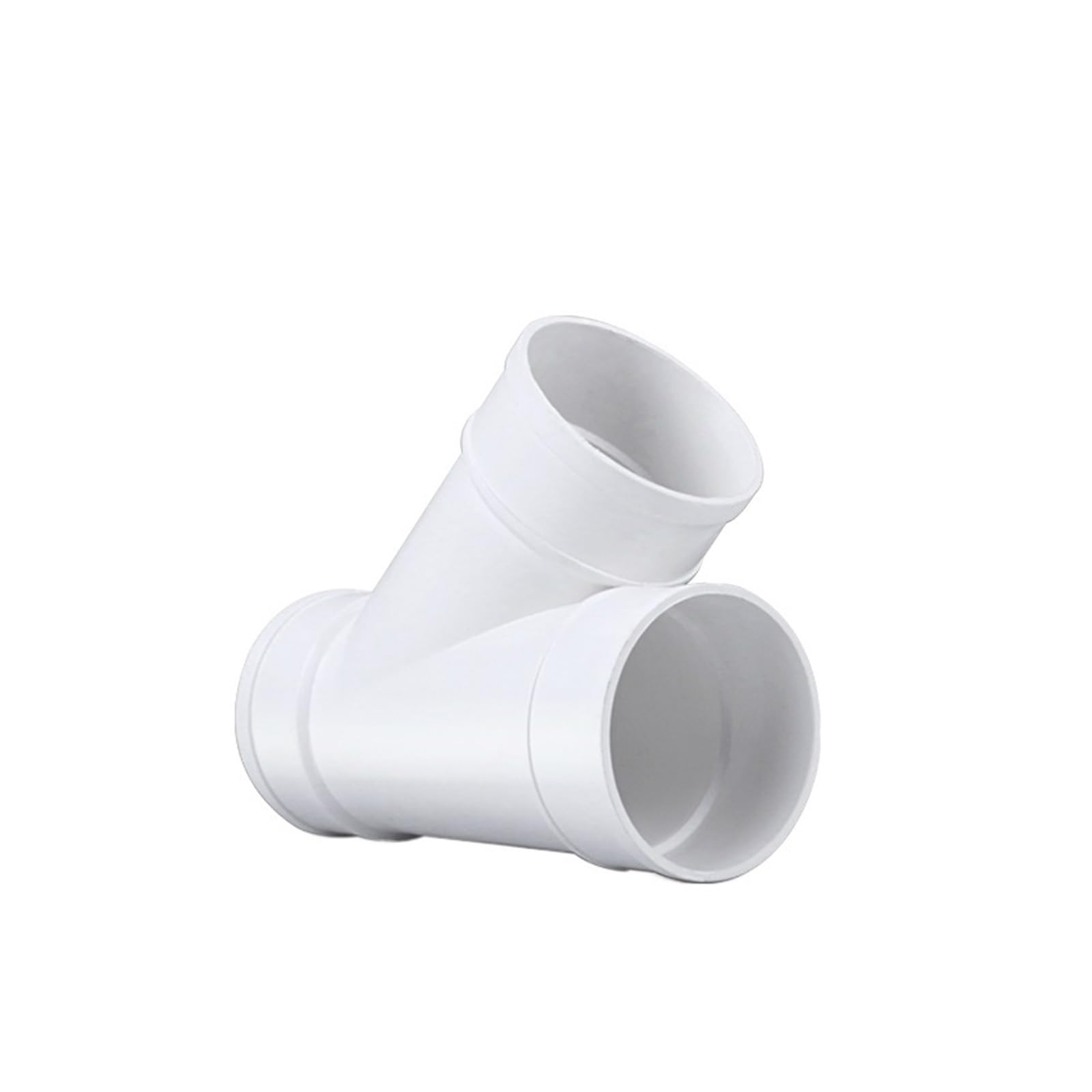 1Pc PVC Wye Connector Solvent Weld Sewer and Drain Pipe Fitting Drain Line Fittings 45 Degree Angle 75/110/160 (Size : 160)