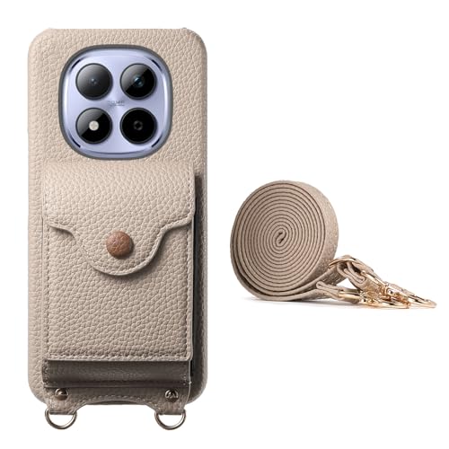 Coque Xiaomi Redmi Note 15 Pro en texture Litchi haut de gamme et finitions élégantes