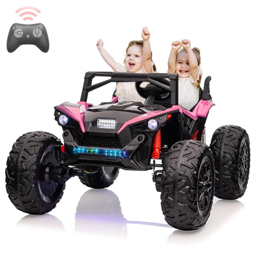 2 Seaters 24V Ride on UTV with Remote Control,10AH Battery,