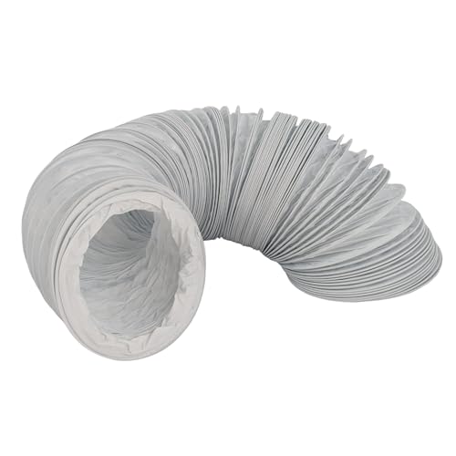 TronicXL PVC Abluftschlauch 100mm 1,5m für Trockner I Schlauch für 100er Klimaanlage Wäschetrockner Dunstabzugshaube Abluft Trocknerzubehör Ø 100 / 102mm Lüftungsschlauch