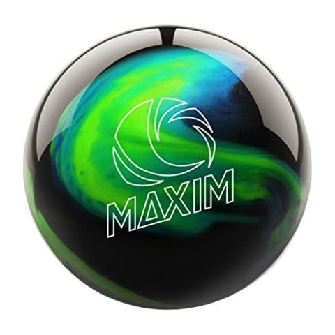 Ebonite Unisex's Maxim PRE-DRILLED Bowling Ball-Northern Lights 9lbs, Green/Blue/Black, 9 Cover