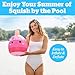 BigMouth x Squishmallows Squishmallows Pama Cake Pop Beach Bobber – Adorable Floating Character for Pool and Beach Fun – Lightweight, Easy to Inflate, Collectible Summer Toy
