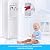KOTEK Water Coolers Water Dispenser, Hot & Cold Top Loading Water Cooler Dispenser Holds 3 or 5 Gallon Bottles w/Child Safety Lock, Removable Drip Tray & Storage Cabinet for Home Office School, White