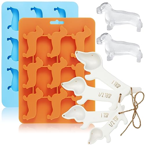 Set de 6 piezas Roshtia con moldes de hielo y cucharas medidoras miniatura 1