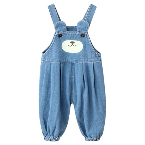 Salopette bébé en jean pour les journées de jeux et sorties au parc