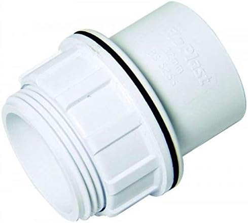 FLOPLAST Solvent White 40mm (43mm) Tank Connector - Bag of 2