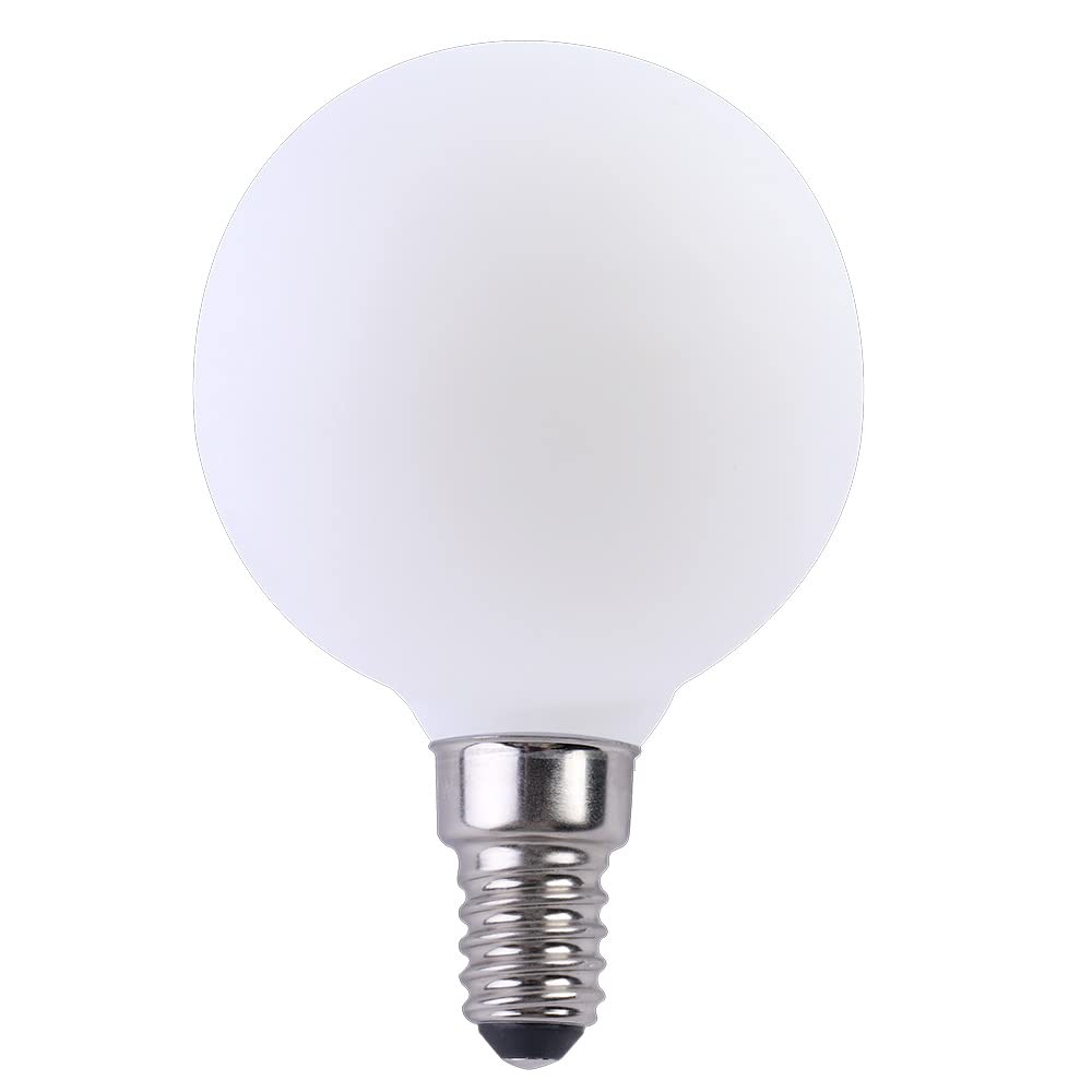NCC-Licht LED Filament Leuchtmittel Globe G60 2W E14 opal 170lm warmweiß 2700K