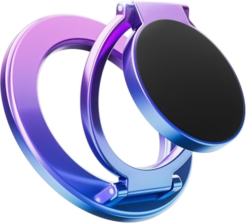 Image of SUPERONE Dual-Sided Magnetic Ring Holder, Colorful Gym Phone Grip Kickstand