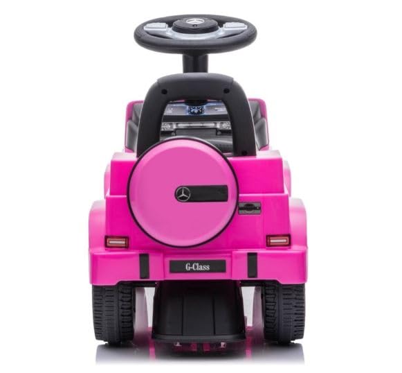 FINOOS Kinder Rutschauto Mercedes G350 - Lizenziert - Rutscher - Lauflernwagen - Lernspielzeug für Kinder Kinder von 12-36 Monaten (Rosa) – Bild 6