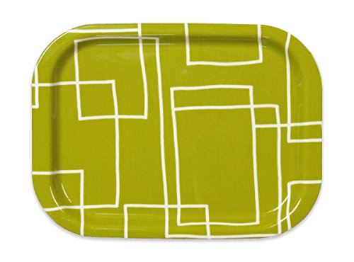 橋本達之助工芸 NSトレー取手なしS角 ラビリンス グリーン