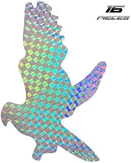 EACILLES Bird Deterrent Window Decals for Birds, Window Alert Film Stickers Clings to