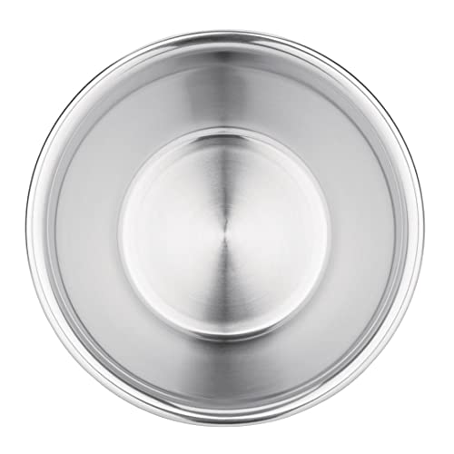 Vogue Stainless Steel Mixing Bowl 1Ltr - Easy-pour, Dishwasher Safe K531, Silver - Image 3