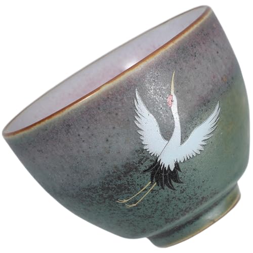 Gatuida Taza de Cerámica Japonesa sin Asa para Té Matcha Taza Pequeña de Porcelana Estilo Asiático para Ritual Personal de Té Diseño Compacto para Infusiones Precisas y Portátiles