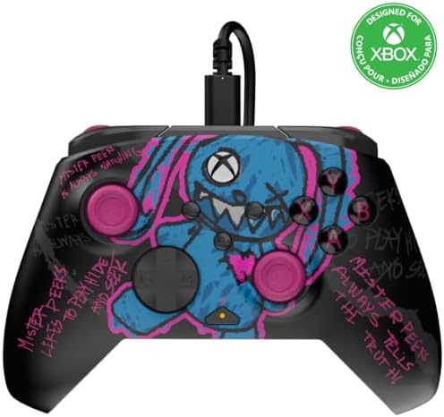 PDP REMATCH GLOW Advanced Wired Controller Licensed for Xbox Series X|S, Xbox One, Windows 10/11 PC: Call of Duty - Mister Peeks (Glow in the Dark)