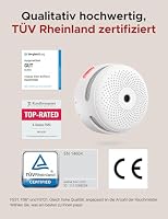 X-Sense Smart Rauchmelder XS01-M ohne SBS50 Basisstation, Zertifiziert nach EN 14604, Funkrauchmelder mit WLAN, vernetzbarer Feuermelder, kompatibel mit der X-Sense Home Security App, XS01-M, 3 Stück – Ansicht 2