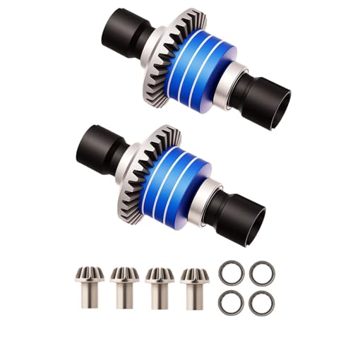 Mesimsple 45# Steel Front Rear Differential Diff Input Gear Set for MJX Hyper go 1/16 H16BM H16PL H16DR H16207 16208 16209 16210 H16 1/14 14301 14302 14209 14210 Series Upgrades Part Blue