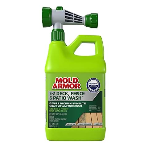 MOLD ARMOR E-Z House Fence & Patio Wash, Clear, 64 Fl Oz (FG512M) Cover
